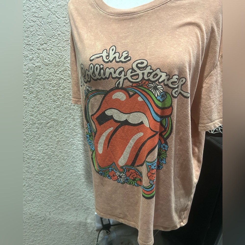 The Rolling Stones Brown Graphic Tee - Picture 2 of 4